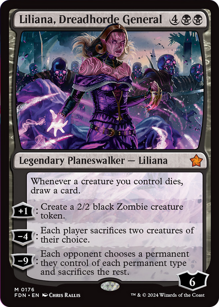 Liliana, Dreadhorde General [Foundations] | The Time Vault CA