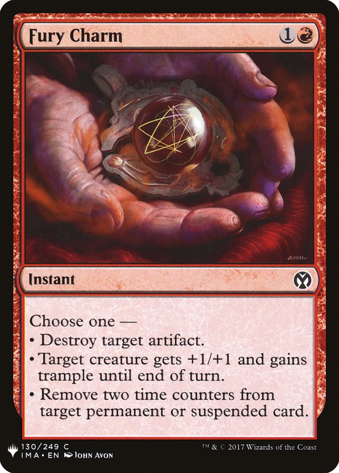 Fury Charm [Mystery Booster] | The Time Vault CA