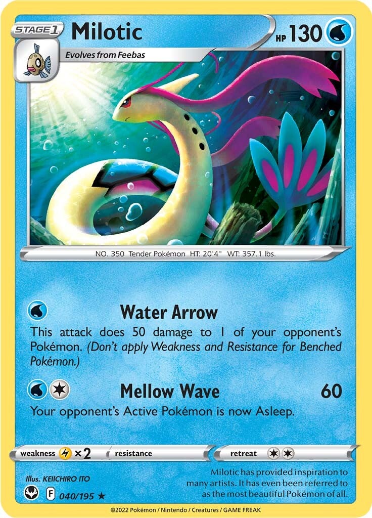 Milotic (040/195) [Sword & Shield: Silver Tempest] | The Time Vault CA