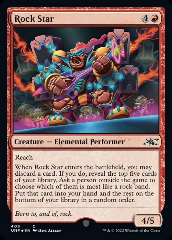Rock Star (Galaxy Foil) [Unfinity] | The Time Vault CA
