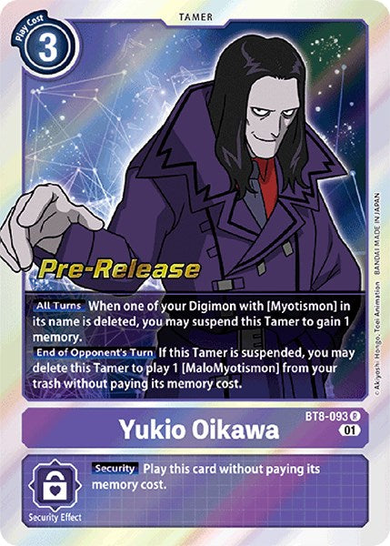 Yukio Oikawa [BT8-093] [New Awakening Pre-Release Cards] | The Time Vault CA