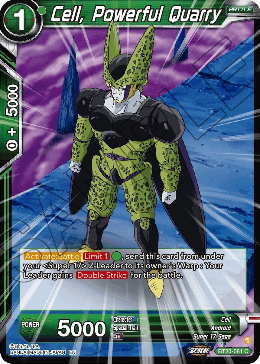 Cell, Powerful Quarry (BT20-081) [Power Absorbed] | The Time Vault CA