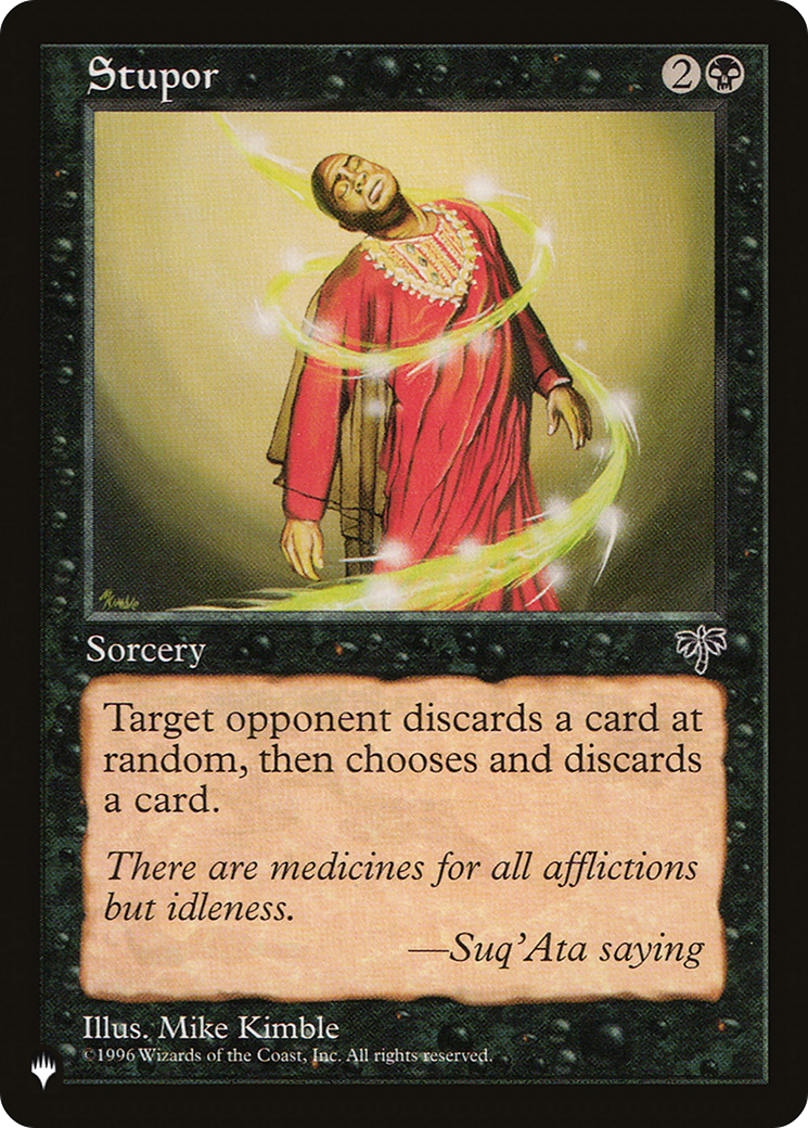 Stupor [The List] | The Time Vault CA