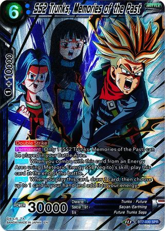 SS2 Trunks, Memories of the Past (SPR) (BT7-030) [Assault of the Saiyans] | The Time Vault CA