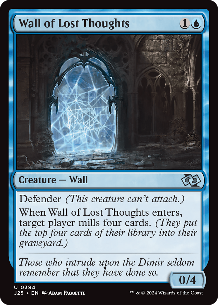 Wall of Lost Thoughts [Foundations Jumpstart] | The Time Vault CA