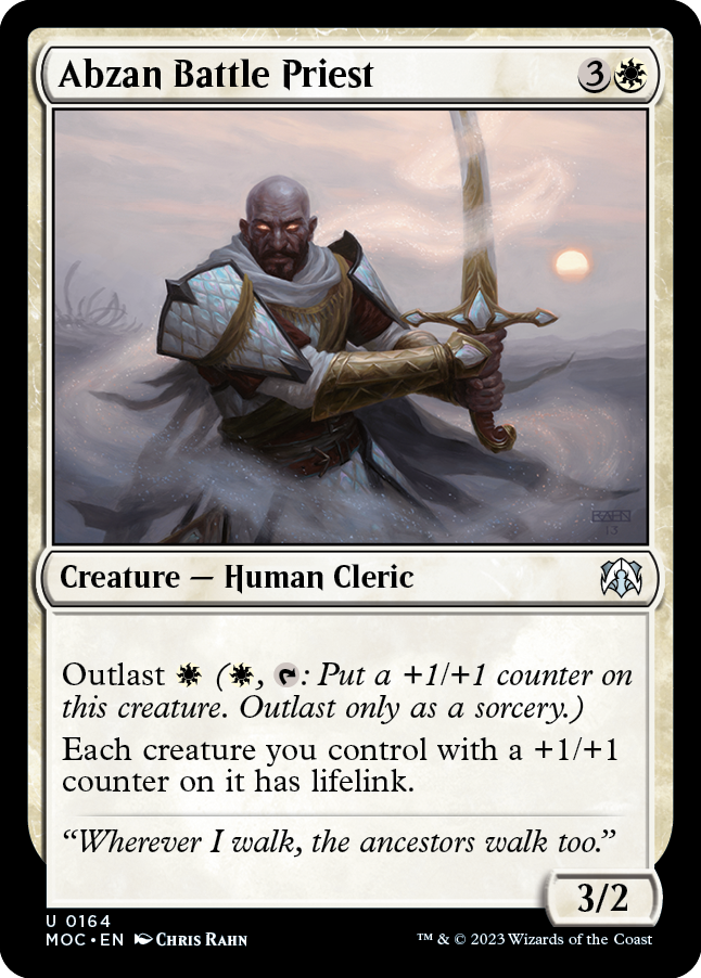 Abzan Battle Priest [March of the Machine Commander] | The Time Vault CA