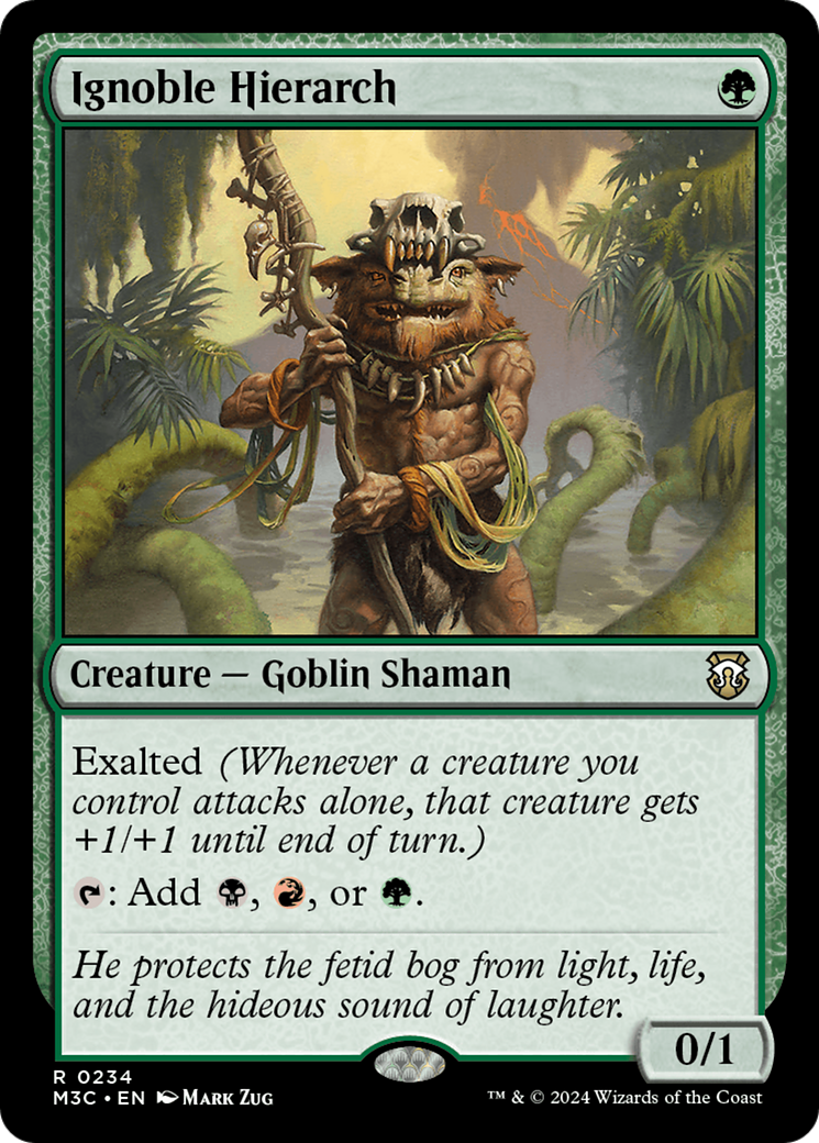 Ignoble Hierarch [Modern Horizons 3 Commander] | The Time Vault CA