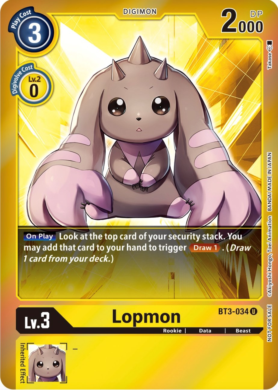 Lopmon [BT3-034] (Event Pack 4) [Release Special Booster Promos] | The Time Vault CA