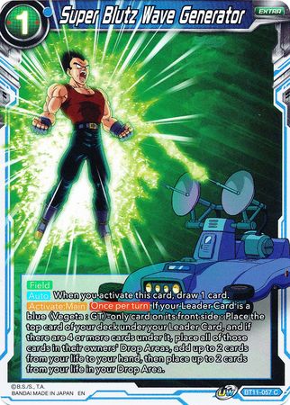 Super Blutz Wave Generator (BT11-057) [Vermilion Bloodline 2nd Edition] | The Time Vault CA