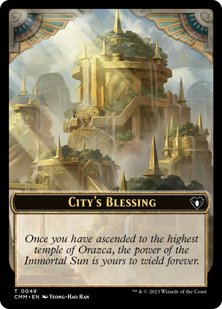 City's Blessing // Ogre Double-Sided Token [Commander Masters Tokens] | The Time Vault CA