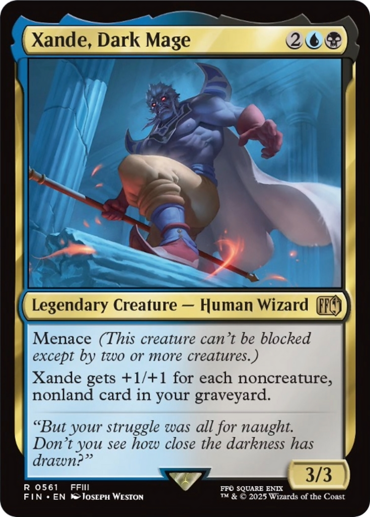 Xande, Dark Mage [FINAL FANTASY] | The Time Vault CA