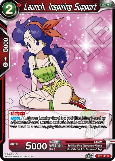 Launch, Inspiring Support (EB1-03) [Battle Evolution Booster] | The Time Vault CA