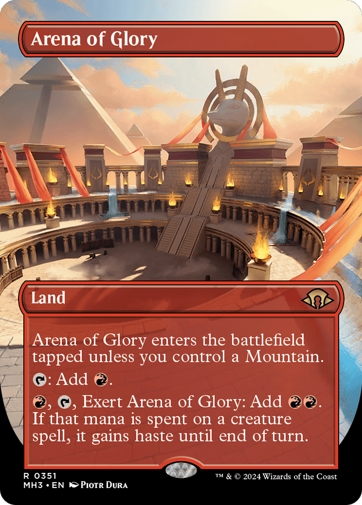 Arena of Glory (Borderless) [Modern Horizons 3] | The Time Vault CA