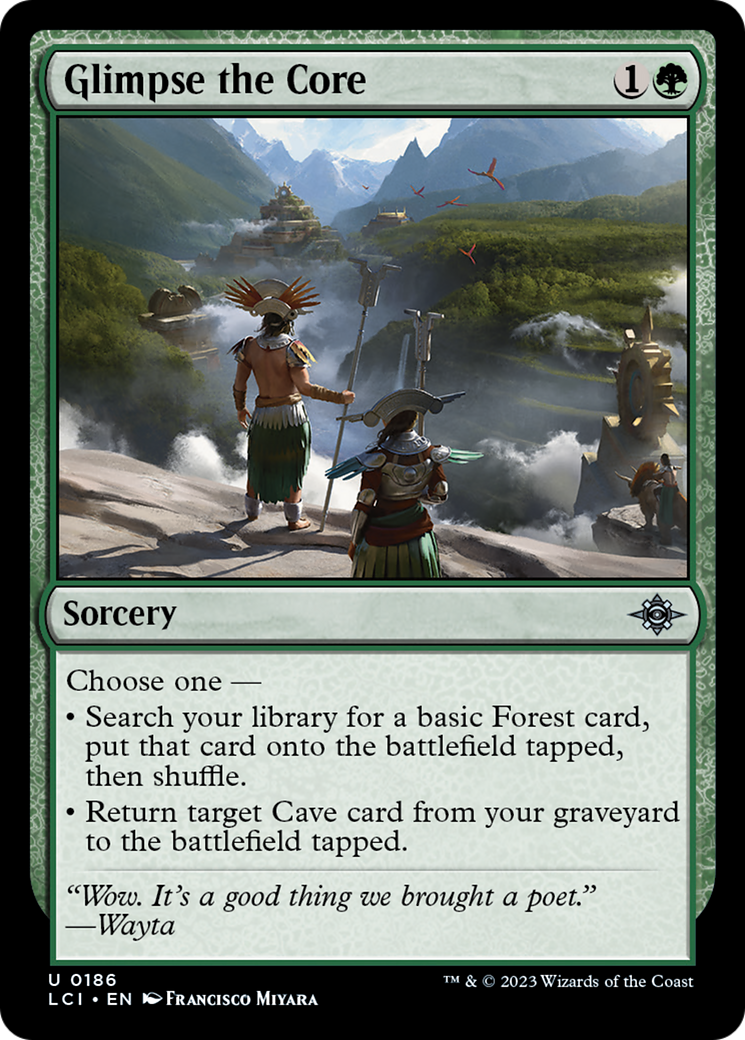 Glimpse the Core [The Lost Caverns of Ixalan] | The Time Vault CA