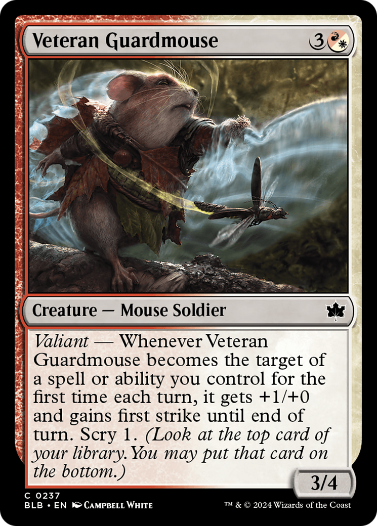 Veteran Guardmouse [Bloomburrow] | The Time Vault CA