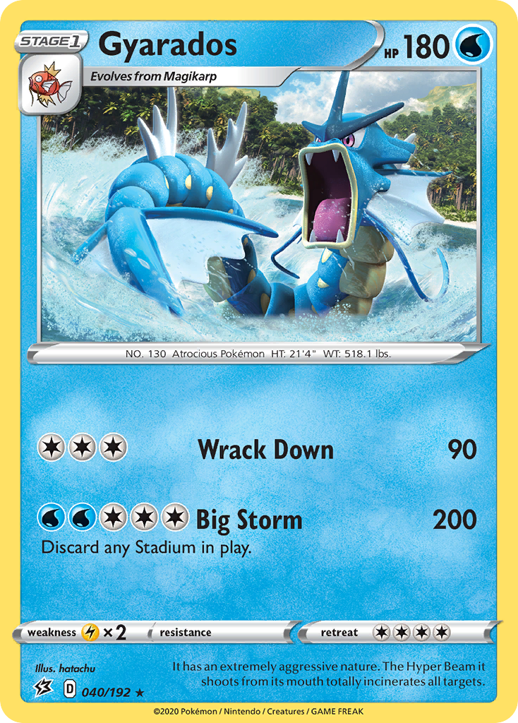 Gyarados (040/192) [Sword & Shield: Rebel Clash] | The Time Vault CA