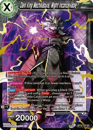 Dark King Mechikabura, Might Inconceivable (BT16-100) [Realm of the Gods] | The Time Vault CA