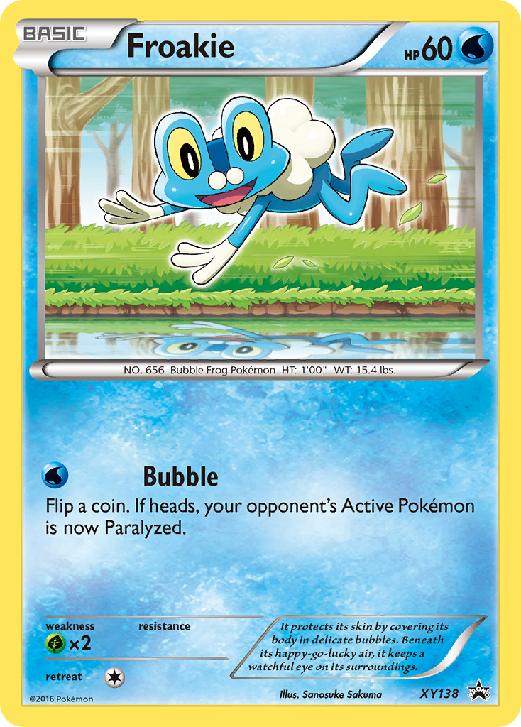 Froakie (XY138) [XY: Black Star Promos] | The Time Vault CA