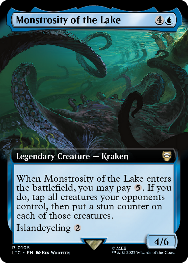 Monstrosity of the Lake (Extended Art) [The Lord of the Rings: Tales of Middle-Earth Commander] | The Time Vault CA