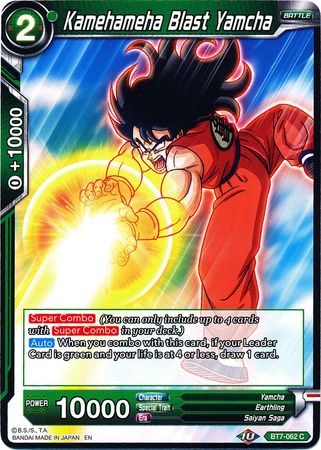 Kamehameha Blast Yamcha (BT7-062) [Assault of the Saiyans] | The Time Vault CA
