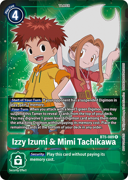 Izzy Izumi & Mimi Tachikawa [BT5-089] (Buy-A-Box Promo) [Battle of Omni] | The Time Vault CA