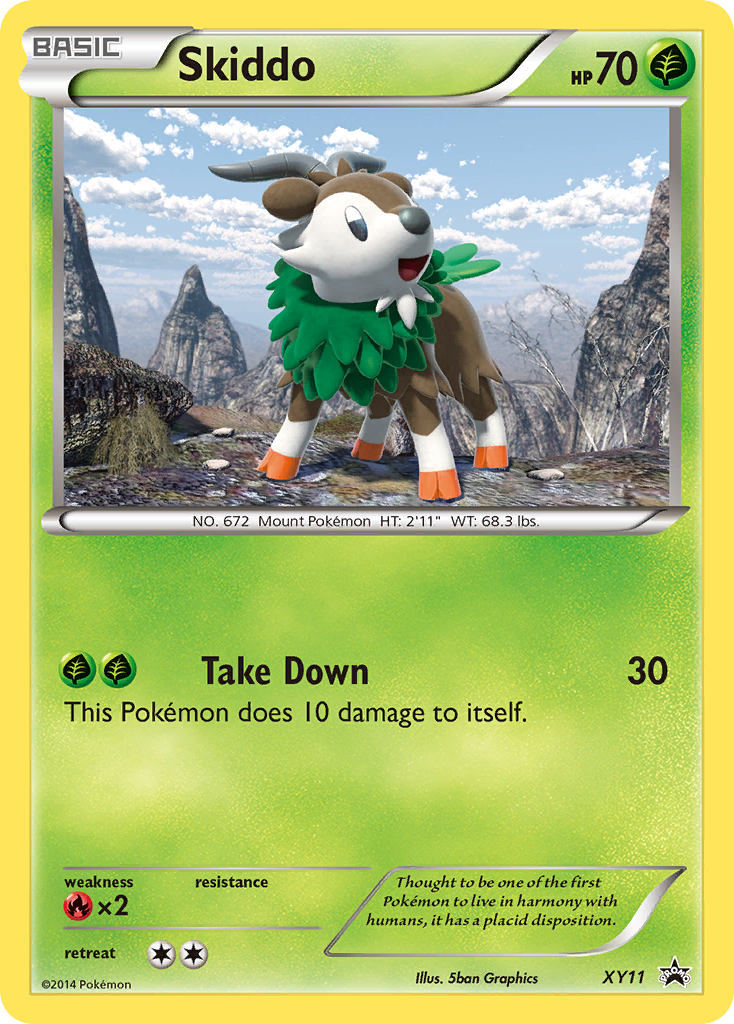 Skiddo (XY11) [XY: Black Star Promos] | The Time Vault CA