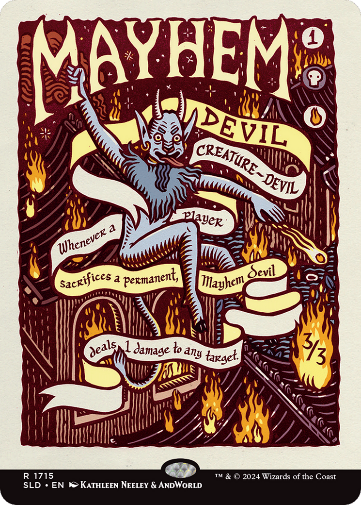 Mayhem Devil (Rainbow Foil) [Secret Lair Drop Series] | The Time Vault CA