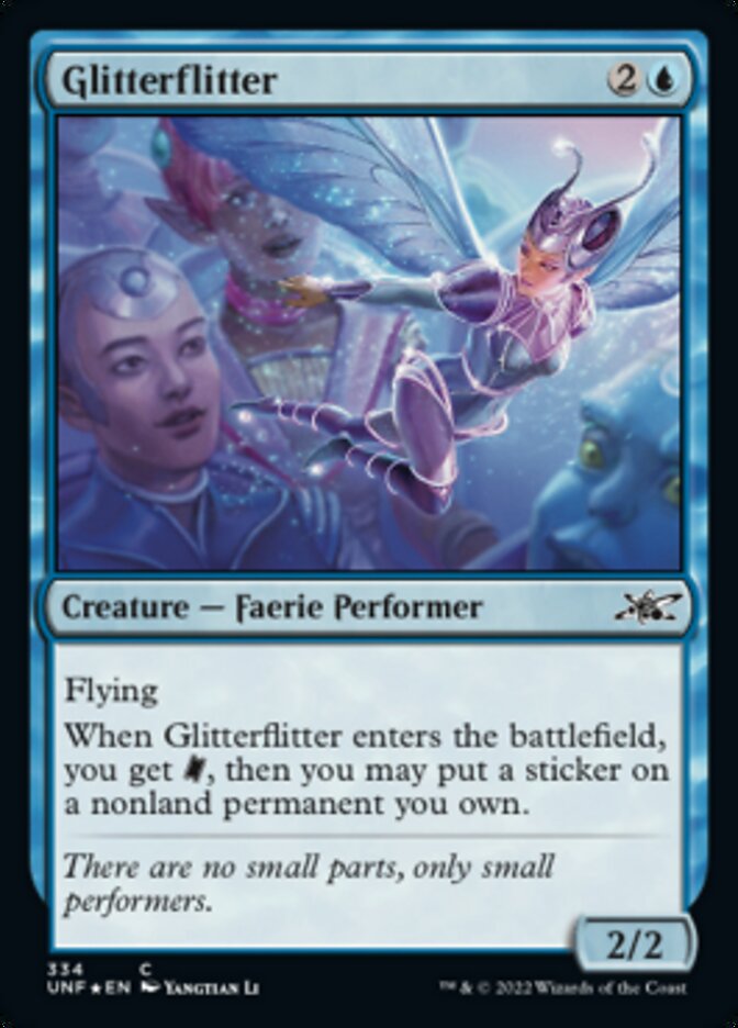 Glitterflitter (Galaxy Foil) [Unfinity] | The Time Vault CA