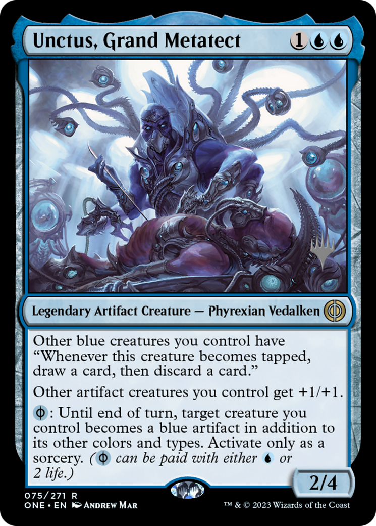 Unctus, Grand Metatect (Promo Pack) [Phyrexia: All Will Be One Promos] | The Time Vault CA