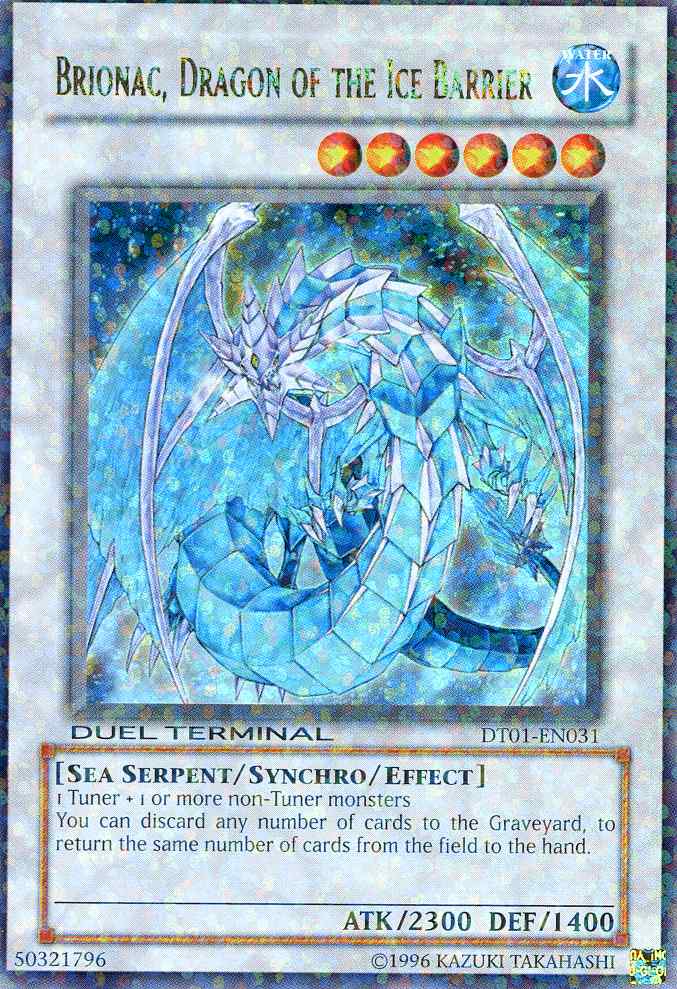 Brionac, Dragon of the Ice Barrier [DT01-EN031] Ultra Rare | The Time Vault CA
