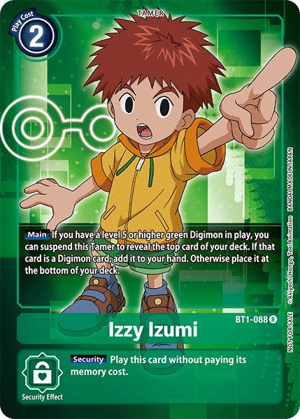 Izzy Izumi [BT1-088] (Official Tournament Pack Vol.3) [Release Special Booster Promos] | The Time Vault CA