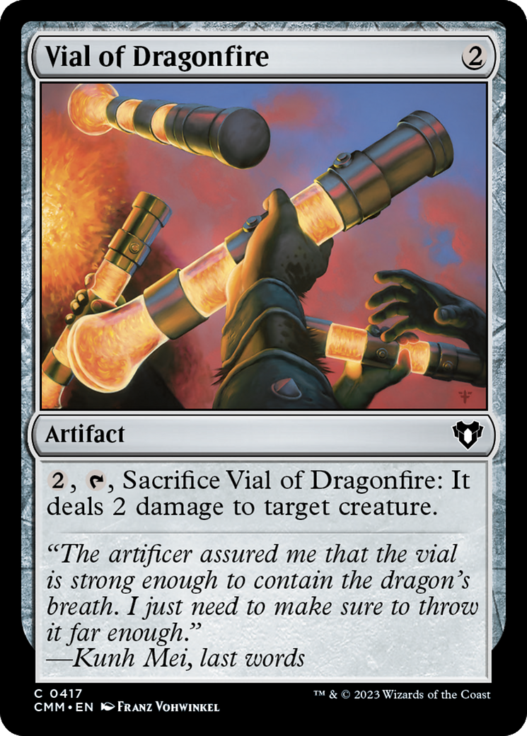 Vial of Dragonfire [Commander Masters] | The Time Vault CA