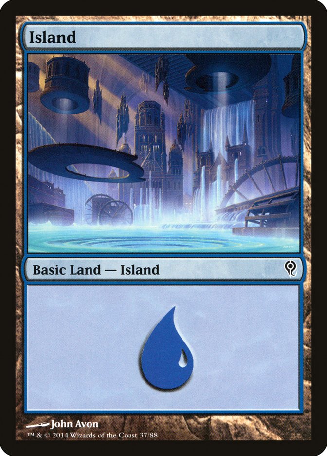 Island (37) [Duel Decks: Jace vs. Vraska] | The Time Vault CA