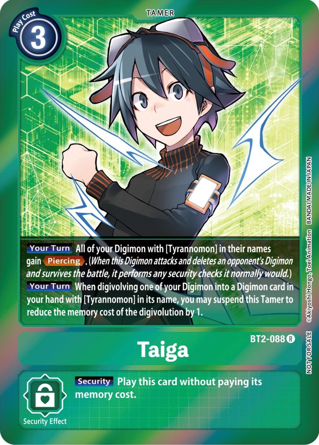 Taiga [BT2-088] (Event Pack 4) [Release Special Booster Promos] | The Time Vault CA