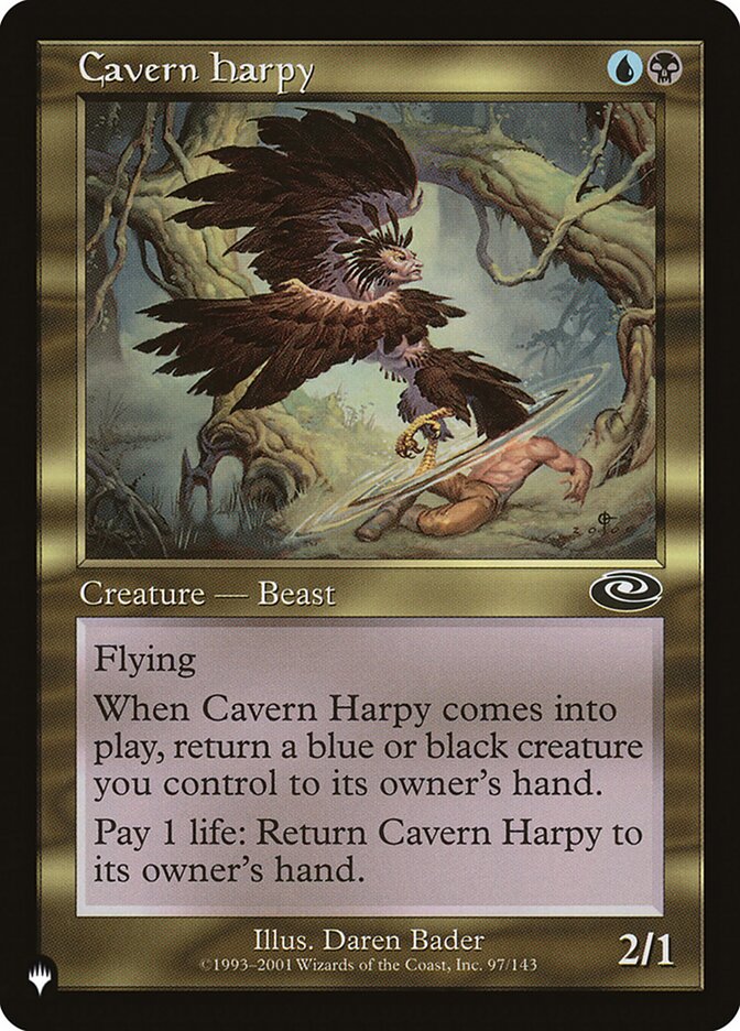 Cavern Harpy [The List] | The Time Vault CA