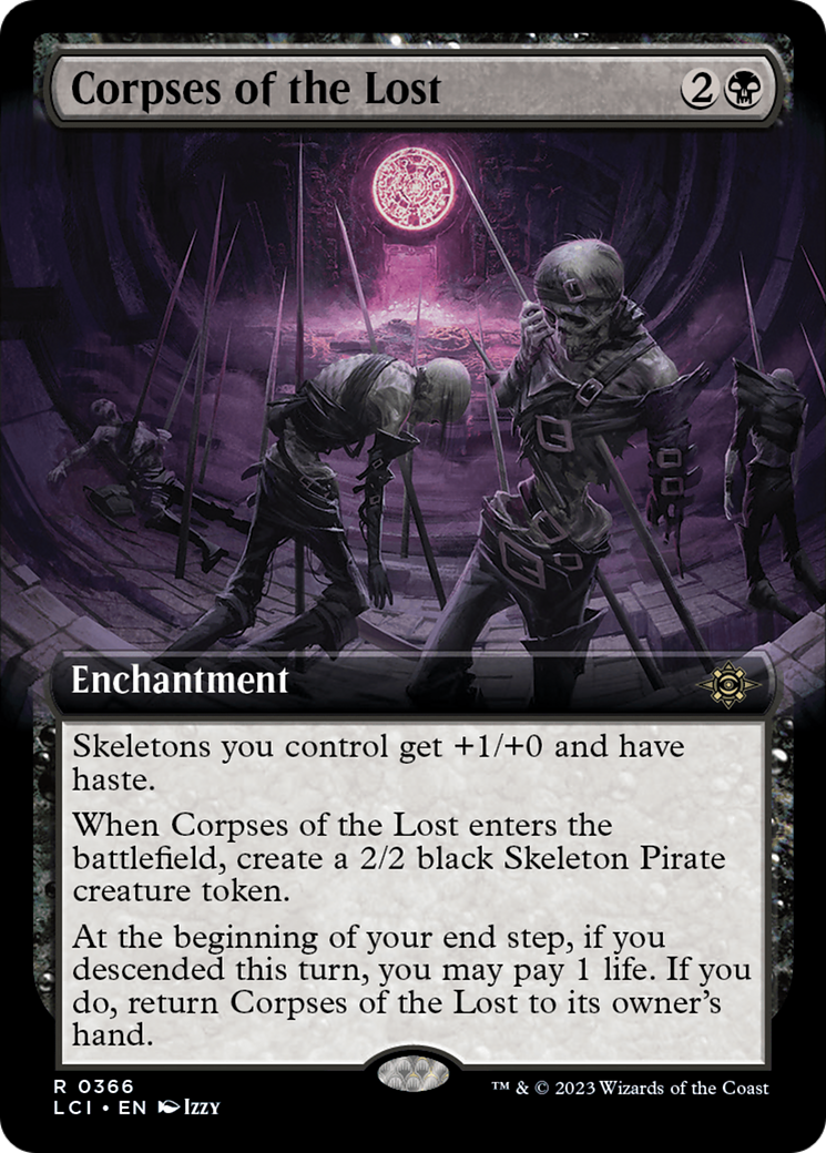 Corpses of the Lost (Extended Art) [The Lost Caverns of Ixalan] | The Time Vault CA