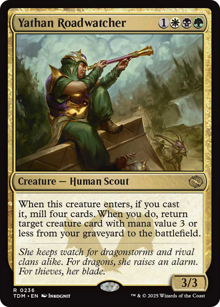 Yathan Roadwatcher [Tarkir: Dragonstorm] | The Time Vault CA