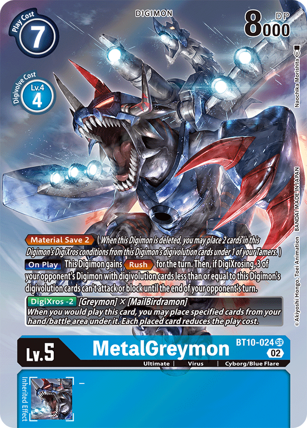 MetalGreymon [BT10-024] (Alternate Art) [Xros Encounter] | The Time Vault CA