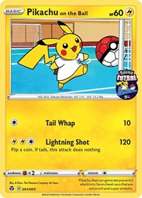 Pikachu on the Ball (001/005) [Miscellaneous Cards] | The Time Vault CA