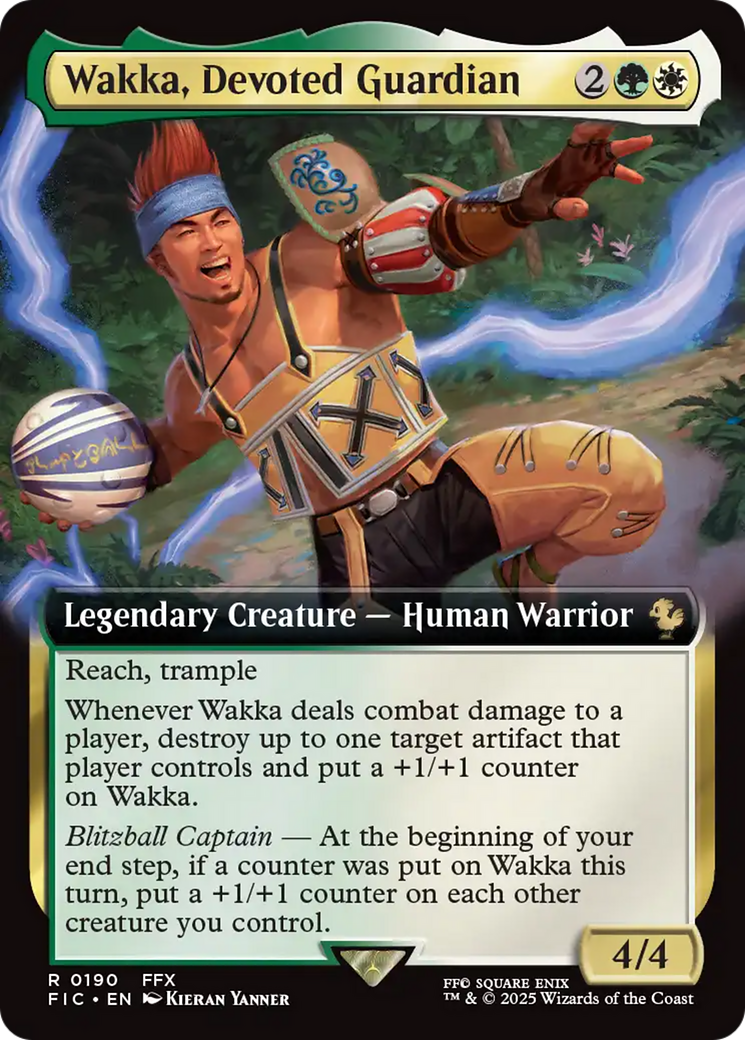 Wakka, Devoted Guardian (Extended Art) [FINAL FANTASY Commander] | The Time Vault CA