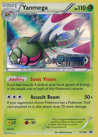 Yanmega (XY144) (Staff) [XY: Black Star Promos] | The Time Vault CA