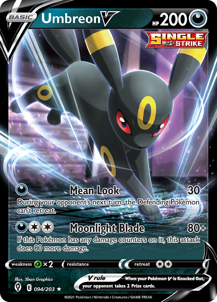 Umbreon V (094/203) (Intro Deck) [Sword & Shield: Evolving Skies] | The Time Vault CA