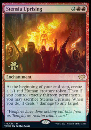 Stensia Uprising [Innistrad: Crimson Vow Prerelease Promos] | The Time Vault CA