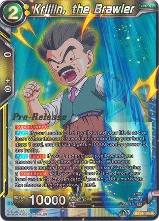Krillin, the Brawler (BT14-105) [Cross Spirits Prerelease Promos] | The Time Vault CA
