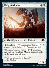 Knighted Myr [Modern Horizons 2] | The Time Vault CA