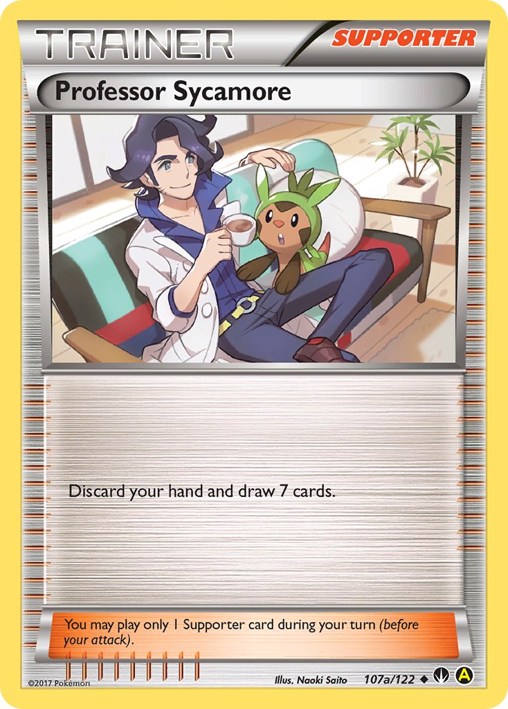 Professor Sycamore (107a/122) [Alternate Art Promos] | The Time Vault CA