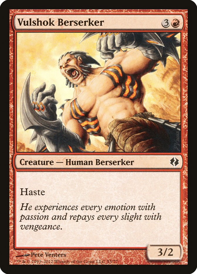 Vulshok Berserker [Duel Decks: Venser vs. Koth] | The Time Vault CA