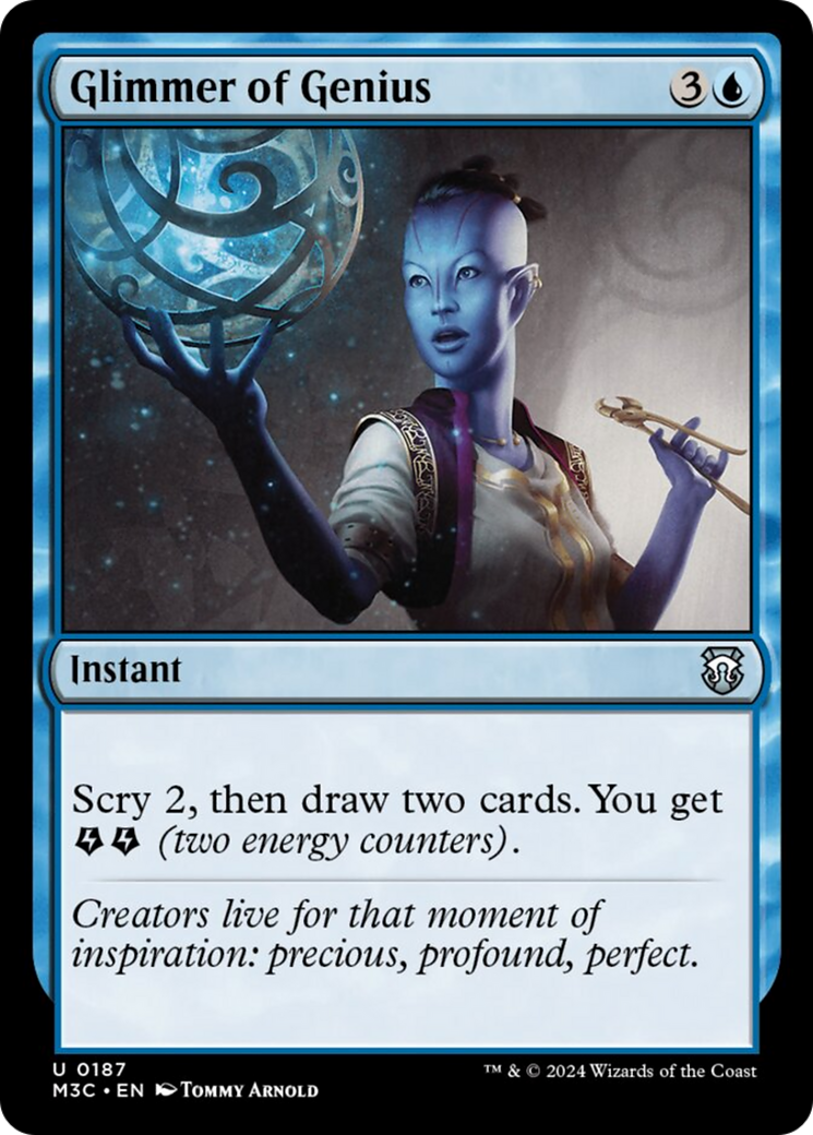 Glimmer of Genius (Ripple Foil) [Modern Horizons 3 Commander] | The Time Vault CA