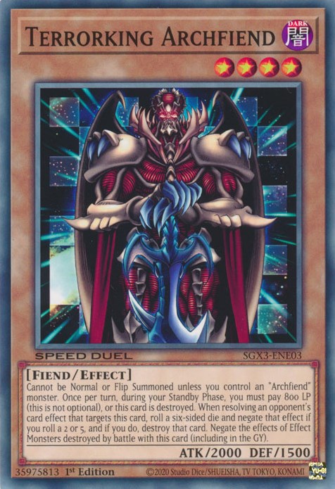 Terrorking Archfiend [SGX3-ENE03] Common | The Time Vault CA