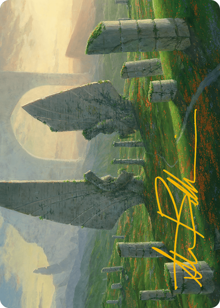 Monumental Henge Art Card (Gold-Stamped Signature) [Modern Horizons 3 Art Series] | The Time Vault CA